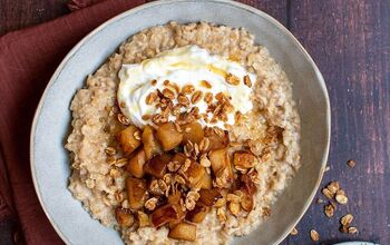 Apple Cider Oatmeal With Caramelized Apples