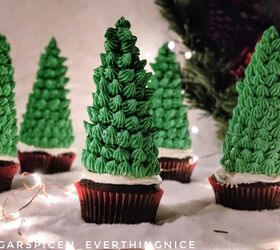 Christmas Tree Cupcakes | Foodtalk