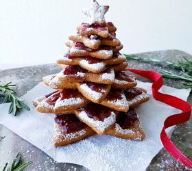 gingerbread star cookie tree