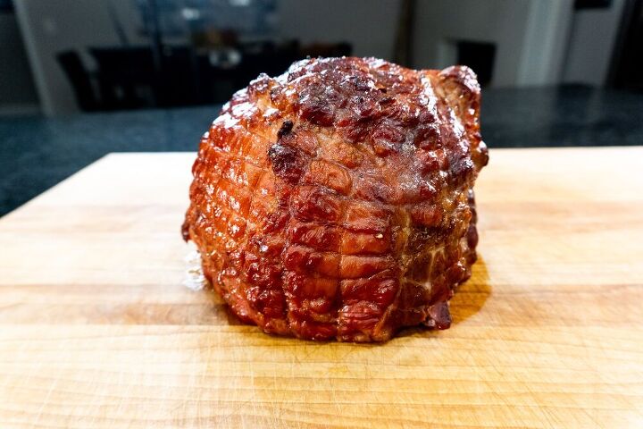 maple bourbon glazed ham