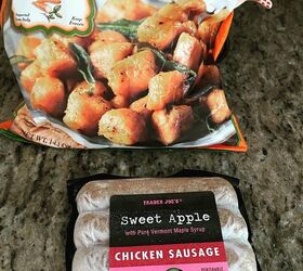 sweet potato gnocchi with chicken sausage