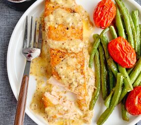 s the top 10 quick dinner recipes of 2020, Salmon With Old Bay Mustard Cream Sauce