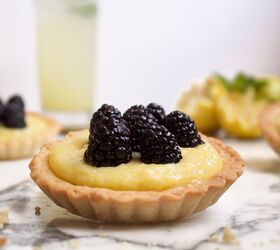 s the top 10 dessert recipes of 2020, Mini Lemon Blackberry Tarts