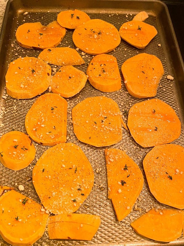 holiday honey roasted sweet potatoes
