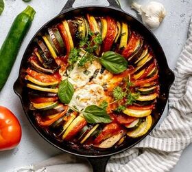s 15 keto recipes to help you eat better in 2021, Ratatouille with Cheesy Chicken Breast