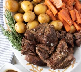 Instant Pot, Slow Cooker, Oven Beef Pot Roast, Carrots, and Potatoes