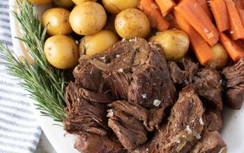 Instant Pot, Slow Cooker, Oven Beef Pot Roast, Carrots, and Potatoes