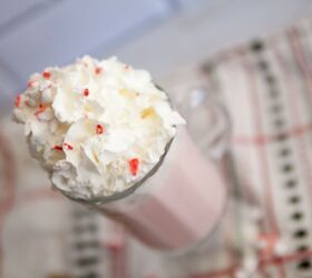 peppermint white hot chocolate
