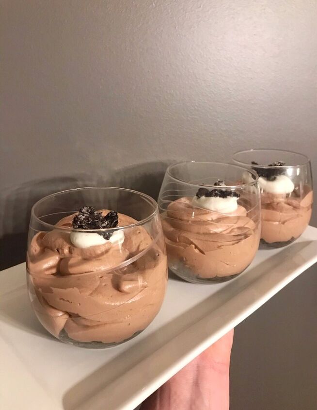 silky mint chocolate mousse