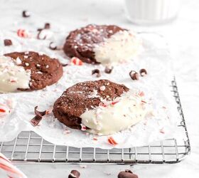 Triple Chocolate Peppermint Cookies