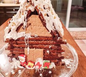 Ginger Bread Log Cabin Without the Ginger Bread