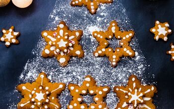 Gingerbread Snowflake Cookies