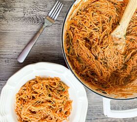 s 15 easy vegan recipes, Vegan Pasta Fideo