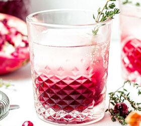 Festive Cranberry Pomegranate CBD Mocktail
