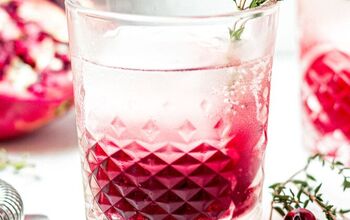 Festive Cranberry Pomegranate CBD Mocktail