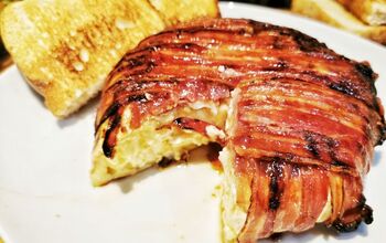 Sweet and Sticky Pancetta Wrapped Brie
