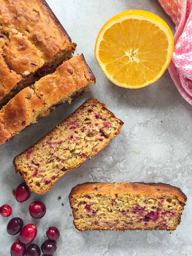 s 15 sugar free recipes for anyone looking to eat better in 2021, Healthy Cranberry Orange Bread