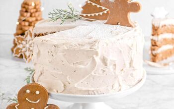 Gingerbread Layer Cake With Spiced Buttercream Frosting