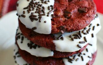 Shortcut Red Velvet-Chocolate Chip Cookies