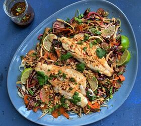 Easy Thai Sea Bass with Peanut and Sesame Salad Recipe to Impress Your Guests Foodtalk