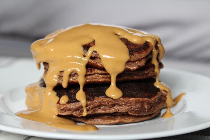 chocolate pb protein pancakes gluten dairy free