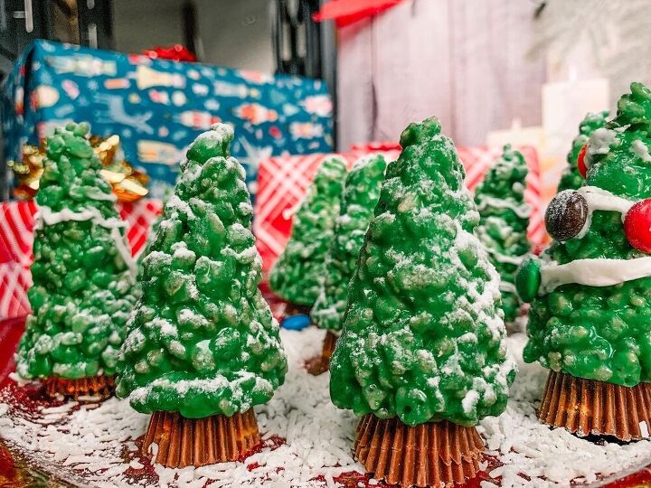 10 adorable christmas treats your grandkids will love, Christmas Tree Rice Krispies
