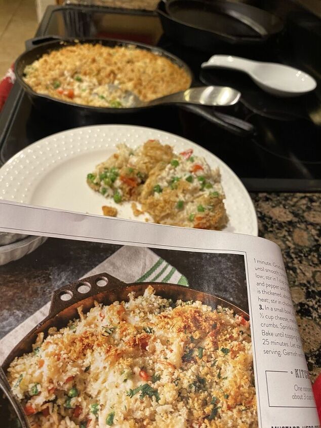 cheesy chicken and rice casserole, Looks picture perfect