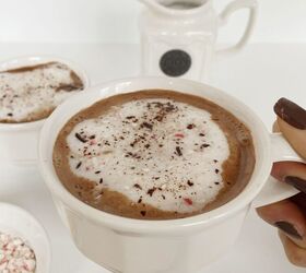 Healthy Dairy-free Peppermint Hot Chocolate