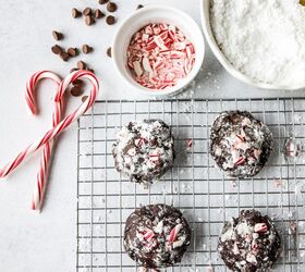 s 20 tried and true christmas cookies we re saving now for next year, Double Chocolate Peppermint Crinkle Cookies