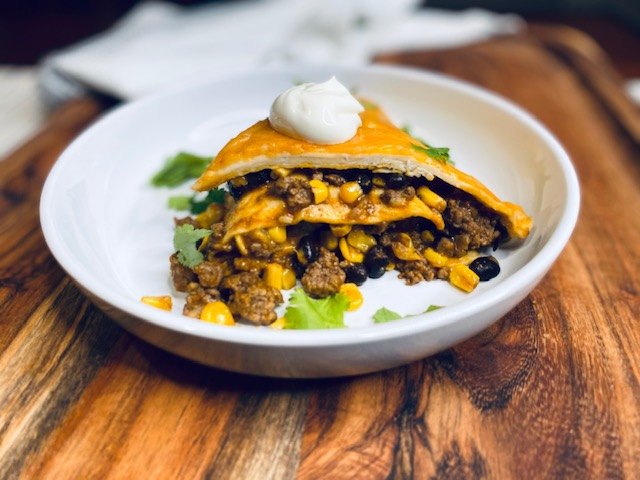 s 13 tasty twists on classic lasagna great dinner ideas, Enchilada Lasagna