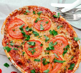 s 13 tasty twists on classic lasagna great dinner ideas, Lasagna With Black Olive Tapanade