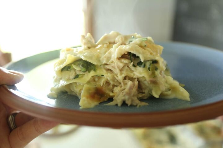 s 13 tasty twists on classic lasagna great dinner ideas, White Chicken Zucchini Spinach Lasagna