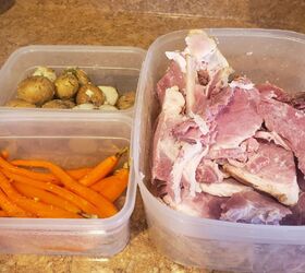 Left Over Christmas Ham and Sides Into Soup in the Crockpot | Foodtalk