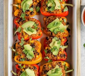 These vegan stuffed peppers are super tasty and super healthy (great dinner idea!)