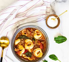 Hearty Tortellini and Spinach Soup | Foodtalk