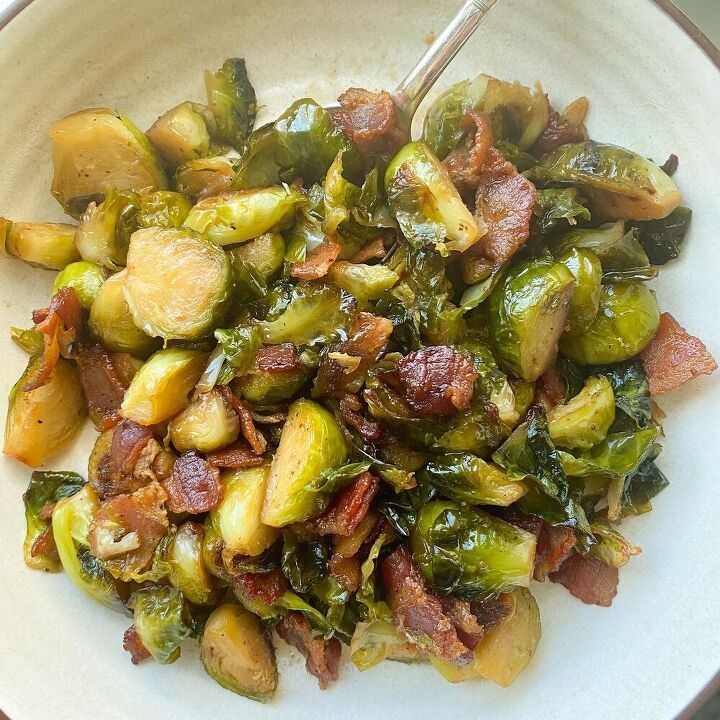 maple bacon brussel sprouts