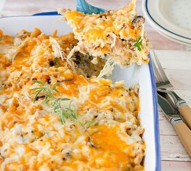s 13 delicious ways to use your dinner leftovers, Leftover Cheesy Turkey Casserole