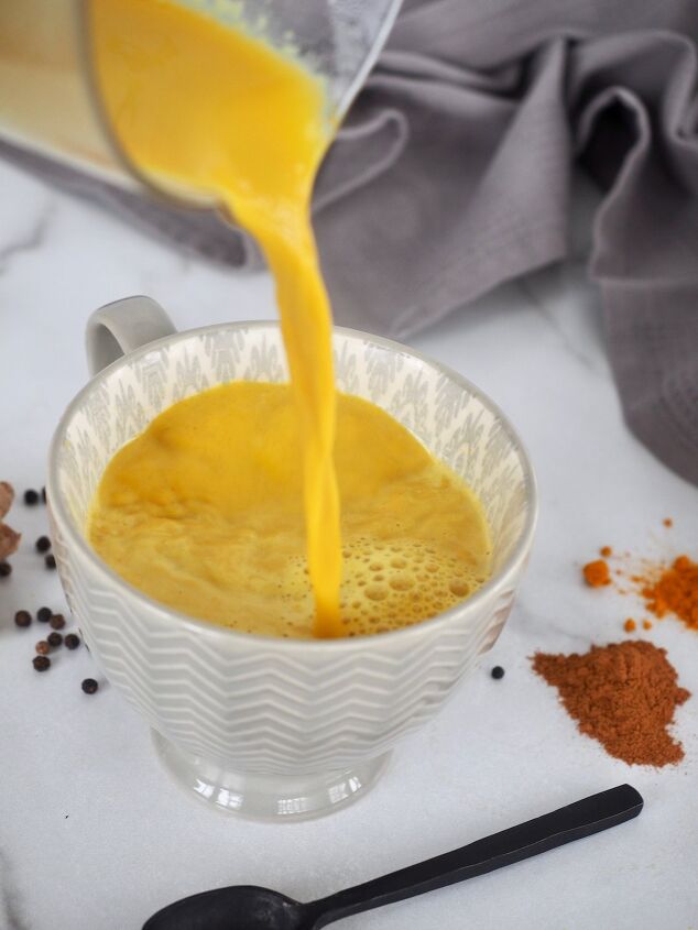 s 15 amazing hot drinks to keep you warm cozy this week, Golden Milk Spice Mix Turmeric Tea