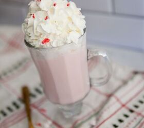 s 15 amazing hot drinks to keep you warm cozy this week, Peppermint White Hot Chocolate