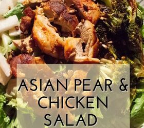 juicy chicken and asian pear salad