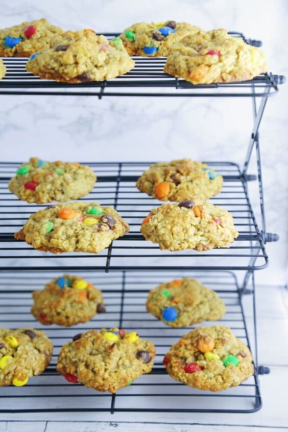 easy chewy oatmeal m m cookies
