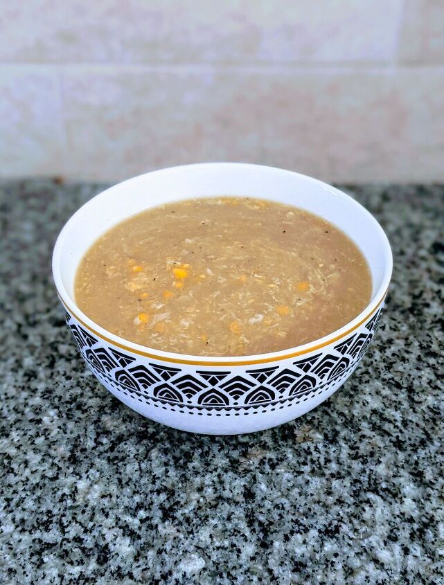 vegetarian chinese corn soup