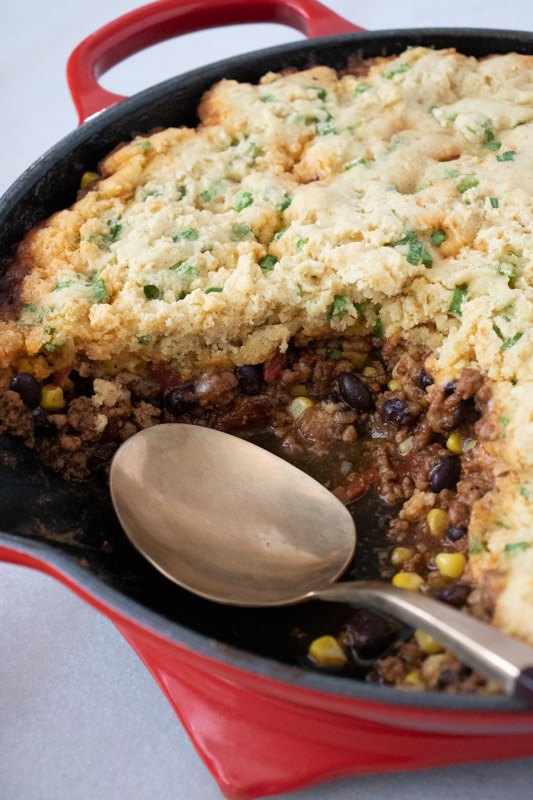 pork tamale pie