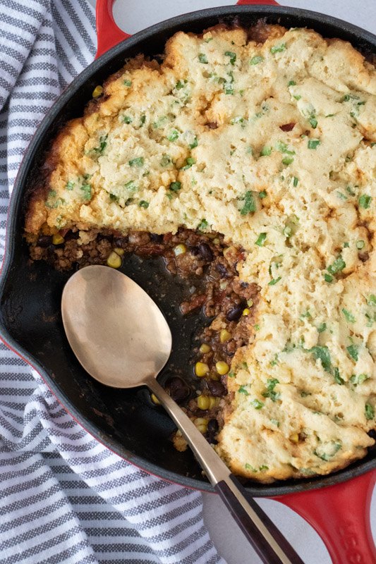 pork tamale pie