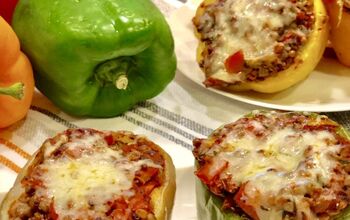 Lentil and Quinoa Stuffed Peppers