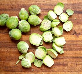 charred lemon caper brussels sprouts