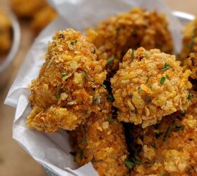 s 15 make ahead dishes that freeze well, Cornflake Crusted Cajun Popcorn Chicken