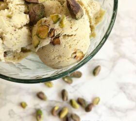 s 10 easy ways to make nuts even more addictive, Homemade Pistachio Ice Cream
