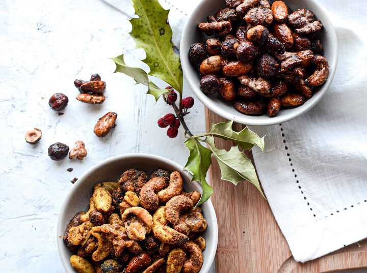 s 10 easy ways to make nuts even more addictive, Spiced Party Nuts 2 Ways