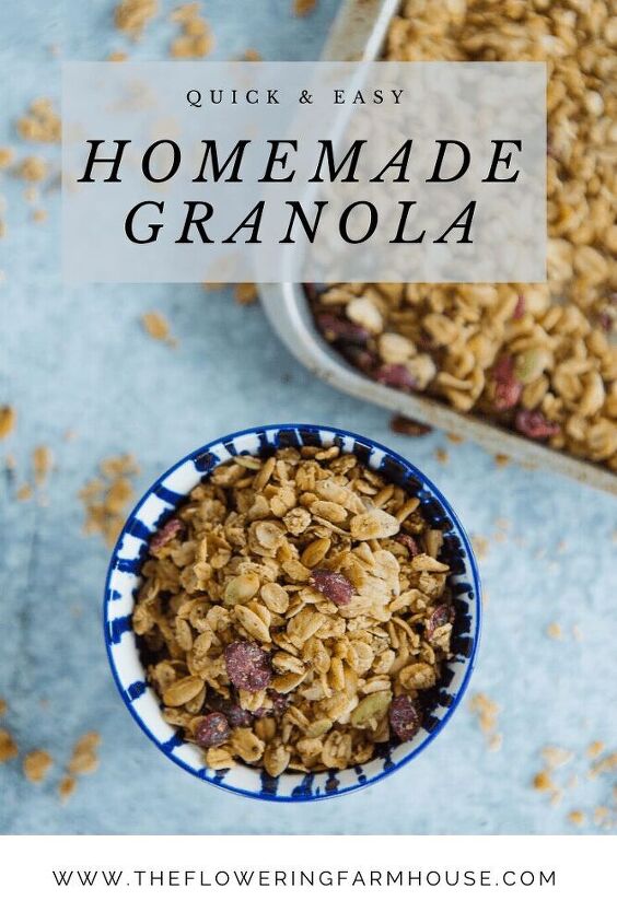 quick easy homemade granola